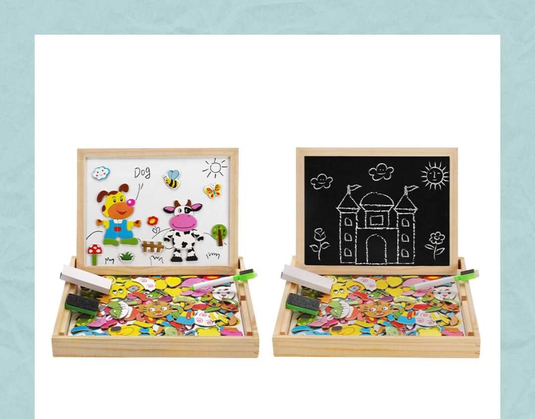 Pizarra Didáctica Magnética — ¡Creatividad + educación en un solo juego!