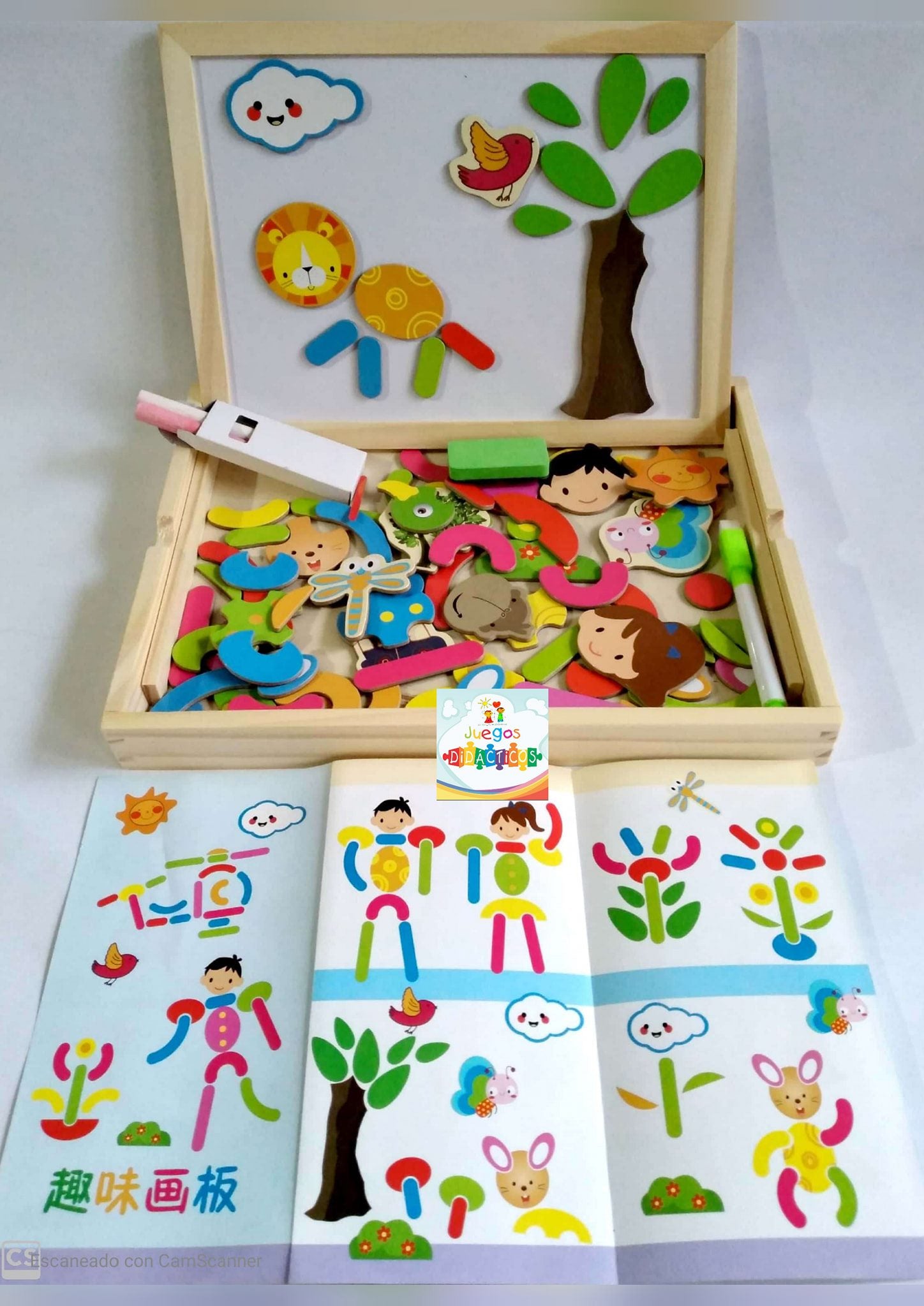 Pizarra Didáctica Magnética — ¡Creatividad + educación en un solo juego!