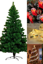 Árbol Premium 2.10m + Kit Luces LED