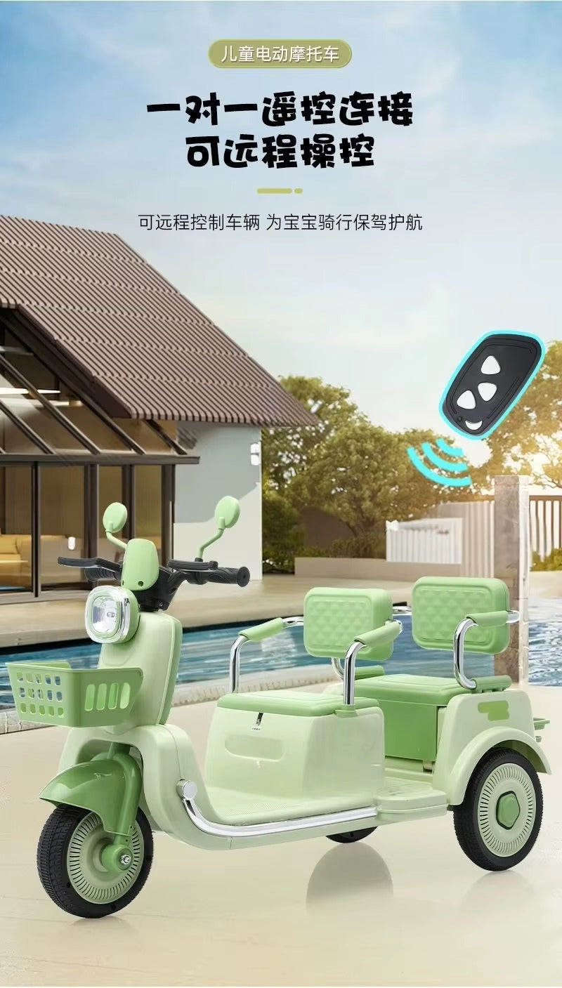 Trimoto Eléctrica para Niños — ¡Conduce, juega y disfruta sin límites!