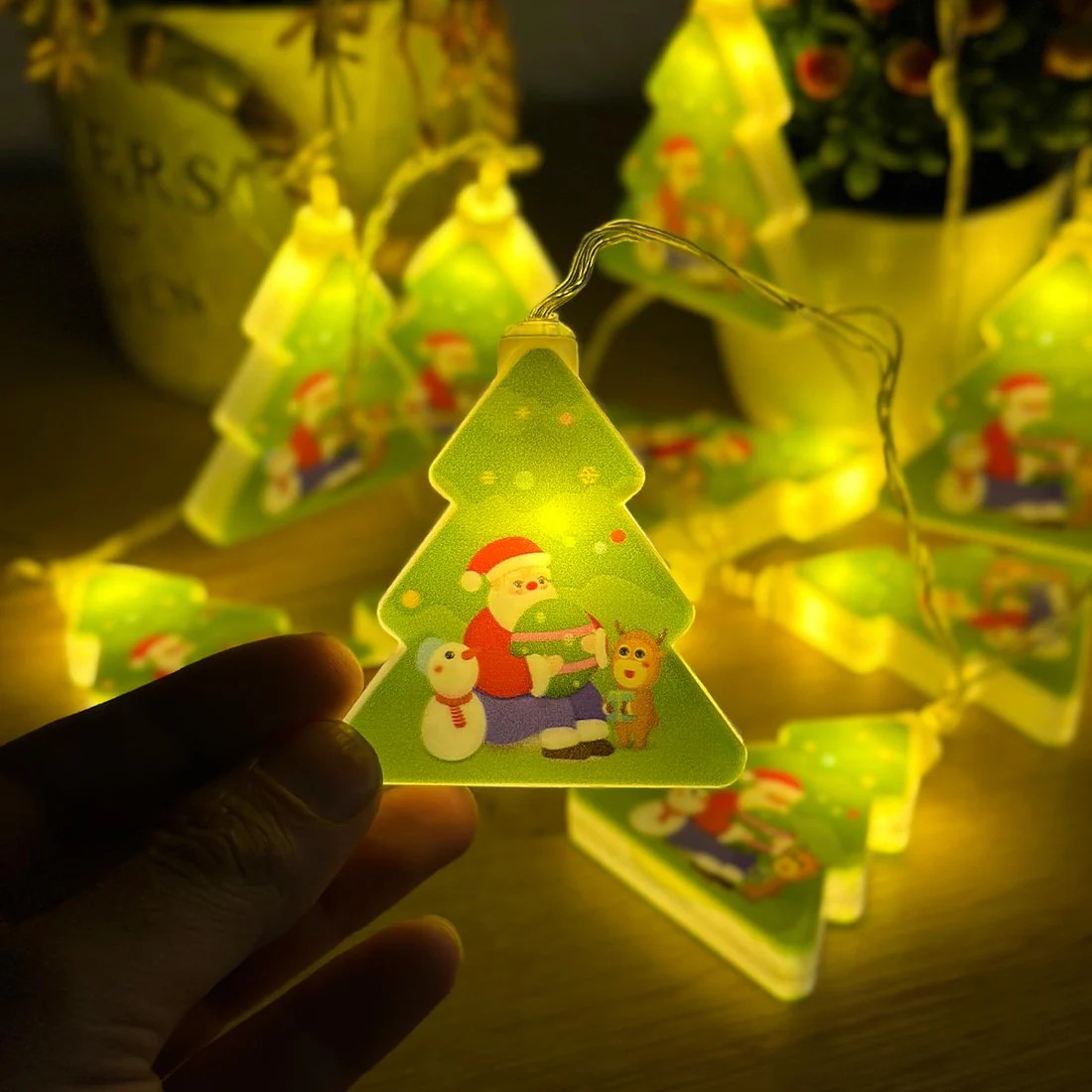 Mega Combo Navideño 1.50 m + Luces + LEDs