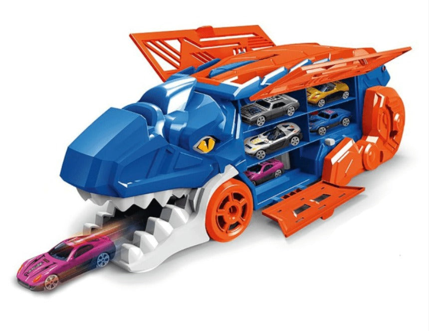 Camión Dino 2 en 1 — ¡Juega, transporta y explora sin límites!